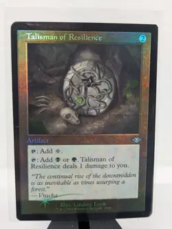 FOIL Talisman of Resilience Retro MH1 Modern MTG MAGIC THE GATHERING - Image 1