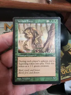 Tempest MTG 1 Verdant Force Magic Rare - Image 1