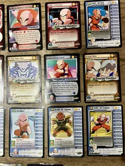 Dragon Ball Z Krillin Collectible Trading Card Game Set Of 17 Cards - Image 3