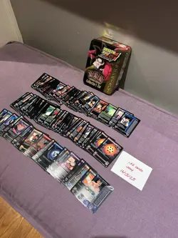 Vintage Collection of 100 Cards and Tin from the Dragon Ball Z Collectible Cards - Image 2