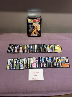Vintage Collection of 100 Cards and Tin from the Dragon Ball Z Collectible Cards - Image 3