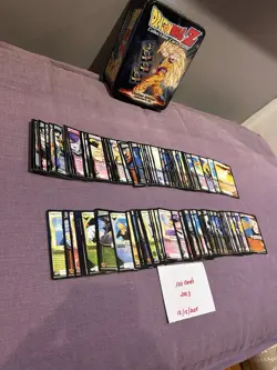 Vintage Collection of 100 Cards and Tin from the Dragon Ball Z Collectible Cards - Image 4