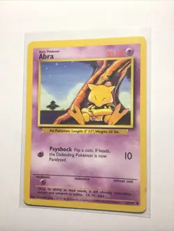 ABRA - 43/102 - Base Set - Pokemon Card - HP - Image 1
