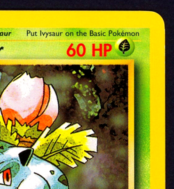 1999 Pokemon IVYSAUR Base Set INK ERROR Unlimited Edition MISPRINT Card 30/102 - Image 2