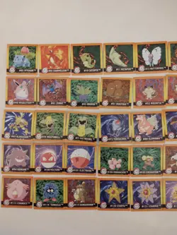 Vintage Pokemon Nintendo 1999 Artbox Sticker Lot Of 50 - Image 2