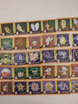 Vintage Pokemon Nintendo 1999 Artbox Sticker Lot Of 50 - Image 3