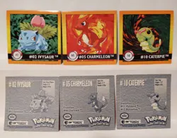Vintage Pokemon Nintendo 1999 Artbox Sticker Lot Of 50 - Image 5