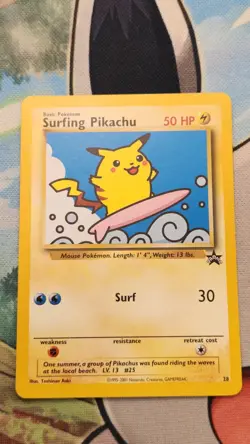 Surfing Pikachu 28/53 Wotc Promo Regular - Image 1
