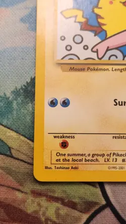 Surfing Pikachu 28/53 Wotc Promo Regular - Image 2