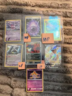 Lot Of 7 Rare Pokemon Cards Mid Era Level X, Holos, Mp-nm No Duplicates - Image 1