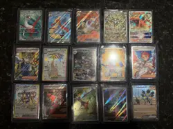 Pokemon TCG Singles Collection All N/M 63 Card Lot, Includes EX, VStar, Full Art - Image 1