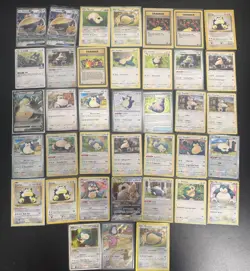 Pokemon TCG Huge Snorlax Lot: Conditions And Card Descriptions In Details NM-LP - Image 1