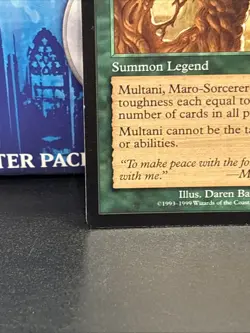 Multani, Maro-Sorcerer Urza's Legacy Green Rare Mtg MP - Image 4