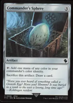 Commander's Sphere (Surge Foil) C Commander: FINAL FANTASY 339 NM - Image 1