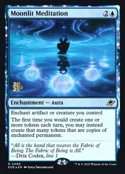 Moonlit Meditation * Prerelease FOIL * - MTG EOE Edge of Eternities - NM/MINT - Image 1