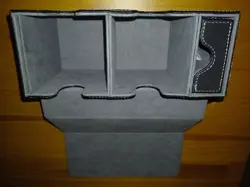 Premium Double Deck Box 200 Cards TCG Case Large Protector EDH Magnet Flip Tray - Image 2