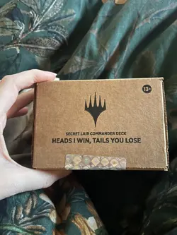 MTG: Secret Lair Commander Deck - Heads I Win, Tails You Lose - NEW! SEALED! - Image 1