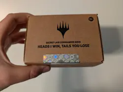 MTG: Secret Lair Commander Deck - Heads I Win, Tails You Lose - NEW! SEALED! - Image 1