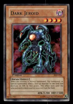 Yugioh Dark Jeroid 1st Edition PGD-056 Pharaonic Guardian Rare - Image 1