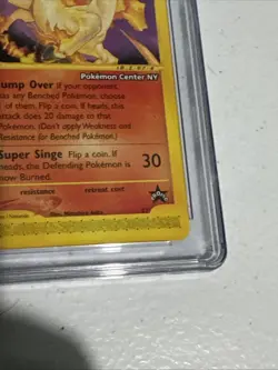 CGC 10 GEM MINT Rapidash #51 WOTC Black Star Promo "Pokemon Center NY" - Image 5