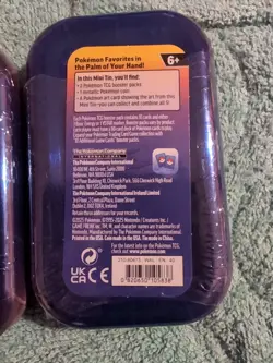 Pokemon TCG Kanto Friends Mini Tins Dragonite and Mew Factory Sealed - Image 3