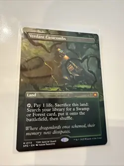 Verdant Catacombs 0113 (Borderless) Special Guests Regular MTG - Image 1