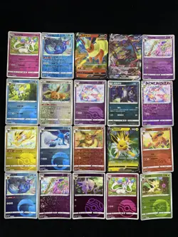 2025 PTCG Pokemon S-Chinese CBB2C Vaporeon Flareon 0904/15 MasterBall Lot*20 yo8 - Image 2