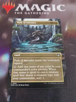 MTG. Path of Ancestry. Borderless. Commander Masters. Pack Fresh - Image 1
