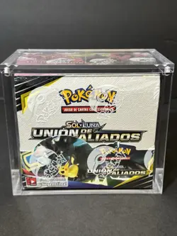Pokemon Sun & Moon Team Up Booster Box "Union De Aliados" In Spanish 2019 - Image 1