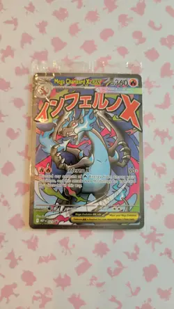 2025 Pokemon Mega Charizard X Black Star Promo 023 Mega Charizard UPC Sealed - Image 1