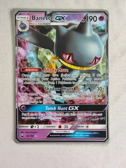 Banette GX Celestial Storm 66/168 Pokemon World Championships 2018 TCG NM - Image 1