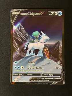 Pokemon TCG Ice Rider Calyrex V Ultra Rare SWSH10: Astral Radiance TG14/TG30 NM - Image 1