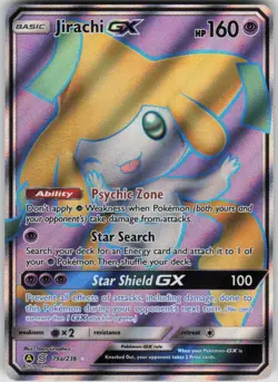 Pokemon Jirachi GX - 79a/236 Promo Alternate Art Promos 079a/236 NM - Image 1