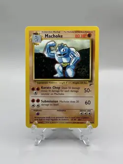 Pokemon TCG-Machoke-Base Set 2-49/130-Unlimited-Uncommon-W.O.T.C! LP/NM! - Image 1