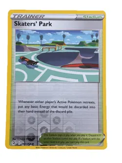 New: 2021 Pokemon TCG Skaters' Park 242 Fusion Strike Reverse Holo Uncommon - Image 1