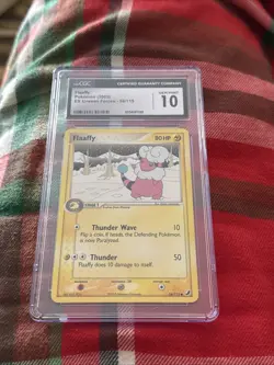 CGC 10 GEM MINT Flaaffy 56/115 EX Unseen Forces Pokemon 2005 - Image 1