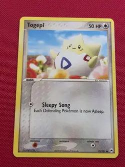 Pokemon TCG Togepi 78/101 Common EX Hidden Legends - Image 1