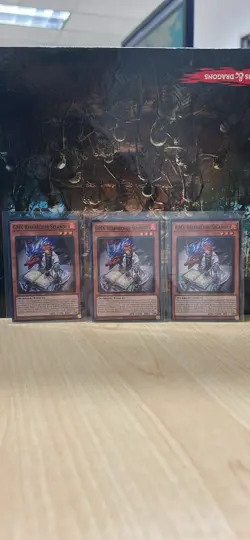 Yugioh! 3x GMX Researcher Selande BPRO-EN090 Super Rare 1st Ed NM - Image 1