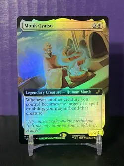 MTG Monk Gyatso - Avatar: The Last Airbender (Extended Art) Foil Rare #173 NM/M - Image 1