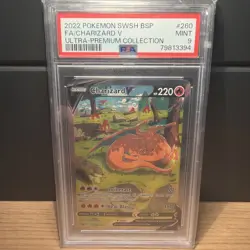 Charizard V SWSH260 SWSH: Sword & Shield Promo Cards Holo psa 9 - Image 1