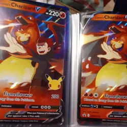 2 Big Card Binders Pokemon Lot Mostly Celebrations jolt flare vap pren collect - Image 3