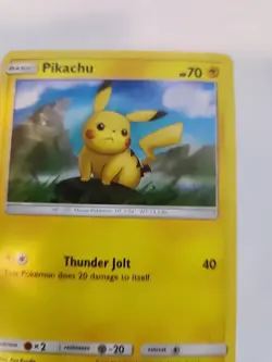 Pikachu Holo Black Star SM183 Pokemon Card WOTC NM - Image 4