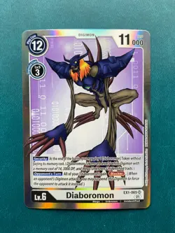 1x Diaboromon EX1-065 Classic Collection Digimon Card Game x1 - Image 1