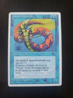 Magic The Gathering 4th Edition Lord Of Atlantis - Image 1