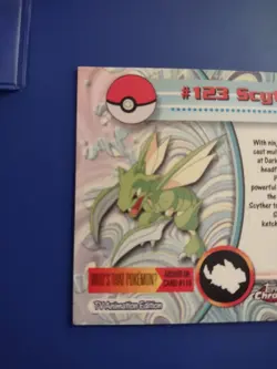 Scyther #123 Topps Chrome 2000 - Series 2 - NM/M Vintage Pokemon Card - Image 2