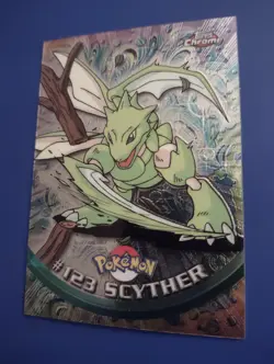 Scyther #123 Topps Chrome 2000 - Series 2 - NM/M Vintage Pokemon Card - Image 4