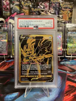 2020 Pokemon SWSH Zacian SWSH076 PSA 10 & Zamazenta SWSH077 PSA 9 Sequential - Image 2