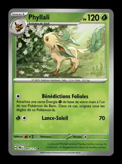 Carte Pokemon Phyllali POKEBALL 005/131 Evolutions Prismatiques Francais - Image 1