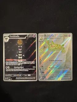 Pokemon Black Bolt & White Flare Black Star Promo Gothitelle & Reuniclus 211 212 - Image 1