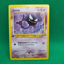 Gastly 65/105 Neo Destiny 1st Edition Pokemon TCG WOTC NM - Image 1